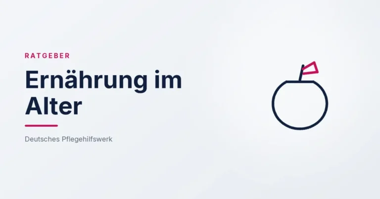 Grafik: Apfel – Ernährung im Alter (Allgemein), Deutsches Pflegehilfswerk