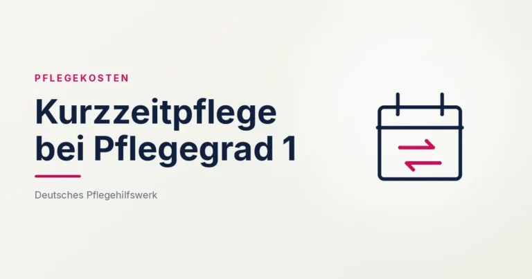 Grafik: Kalender mit Wechselpfeil – Kurzzeitpflege bei Pflegegrad 1 (Pflegekosten und Finanzierung), Deutsches Pflegehilfswerk