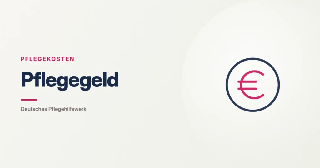 Grafik: Euro-Zeichen – Pflegegeld (Pflegekosten), Deutsches Pflegehilfswerk