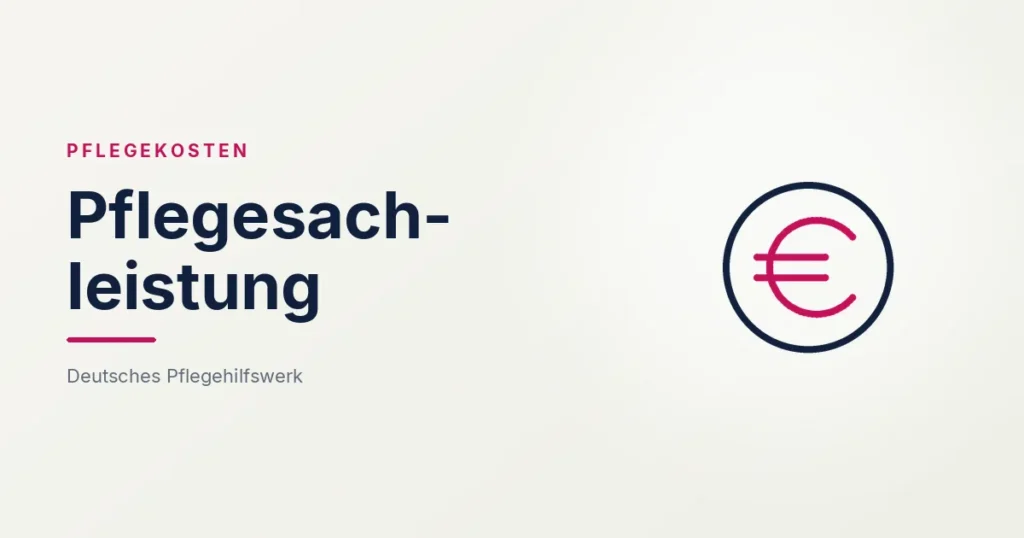 Grafik: Euro-Zeichen – Pflegesachleistung (Pflegekosten und Finanzierung), Deutsches Pflegehilfswerk