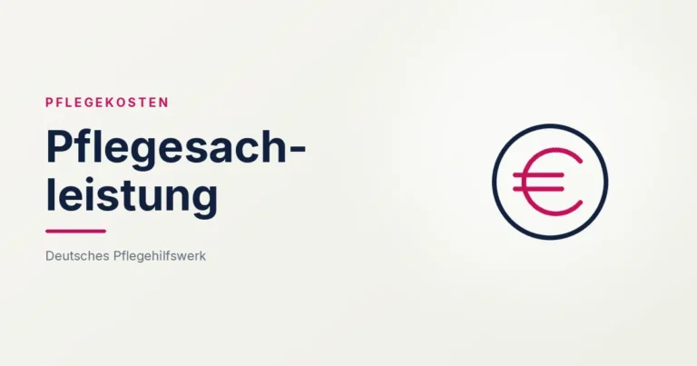 Grafik: Euro-Zeichen – Pflegesachleistung (Pflegekosten und Finanzierung), Deutsches Pflegehilfswerk