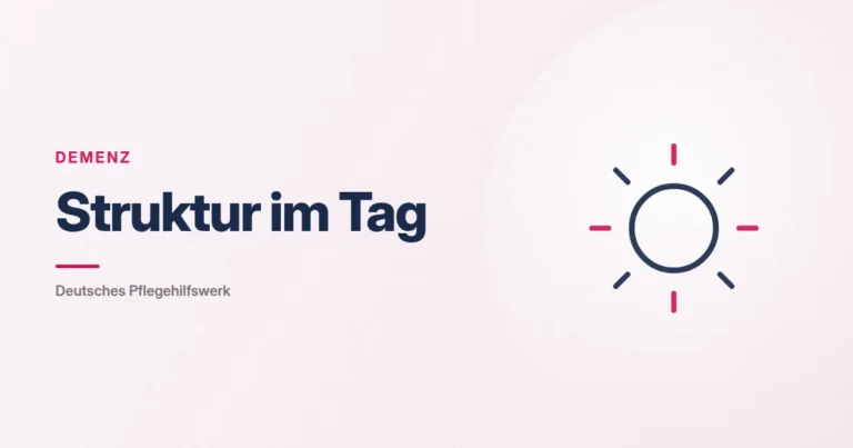 Grafik: Sonne – Struktur im Tag (Demenz), Deutsches Pflegehilfswerk