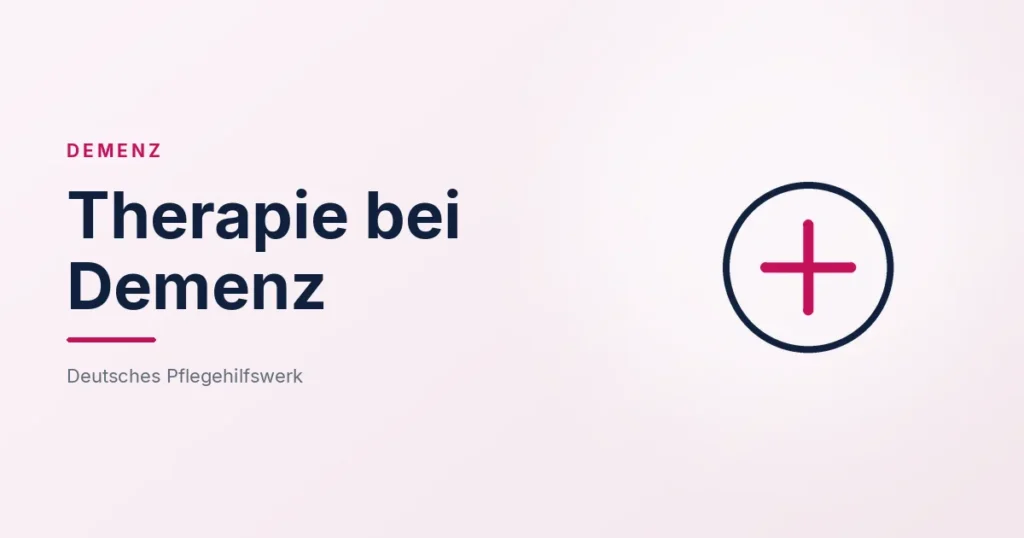 Grafik: Kreuz im Kreis – Therapie bei Demenz (Demenz), Deutsches Pflegehilfswerk