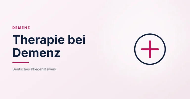 Grafik: Kreuz im Kreis – Therapie bei Demenz (Demenz), Deutsches Pflegehilfswerk