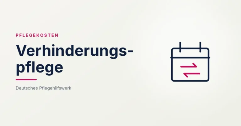 Grafik: Kalender mit Wechselpfeil – Verhinderungspflege (Pflegekosten und Finanzierung), Deutsches Pflegehilfswerk