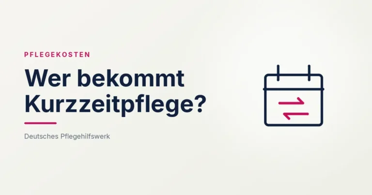 Grafik: Kalender mit Wechselpfeil – Wer bekommt Kurzzeitpflege? (Pflegekosten und Finanzierung), Deutsches Pflegehilfswerk